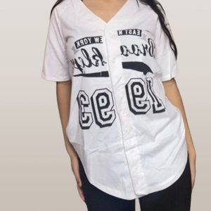 White Baseball Jersey